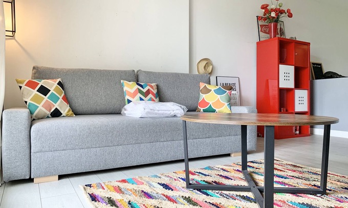 Secteur 1 Apartamento | Grand Studio❤���GEM. Aparcamiento gratuito!Terraza # D1