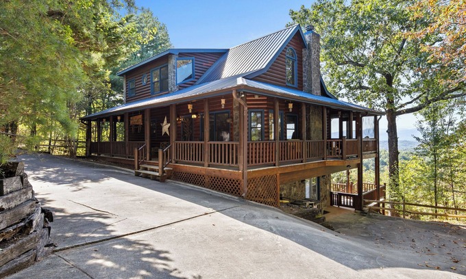 My Mountain Cabina | Alojamiento de 3 habitaciones en Morganton