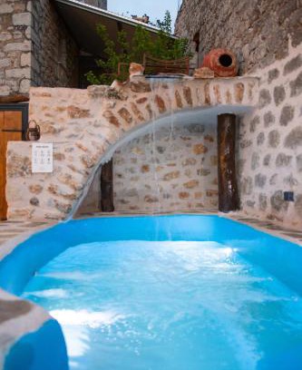 Koita Casa | Dandy Villas Mani - Old Tower House - Fireplace - Pool