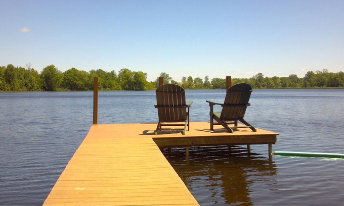 Galien Casa | Dayton Lake Cottages en el suroeste de Michigan 6 acres 90 minutos Chgo cerca de New Buffalo