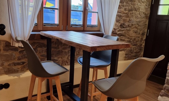 Bad Muenster am Stein-Ebernburg Apartamento | Gemütliche Ferienwohnung im Liebevoll Renovierten, Ältesten Fachwerkhaus