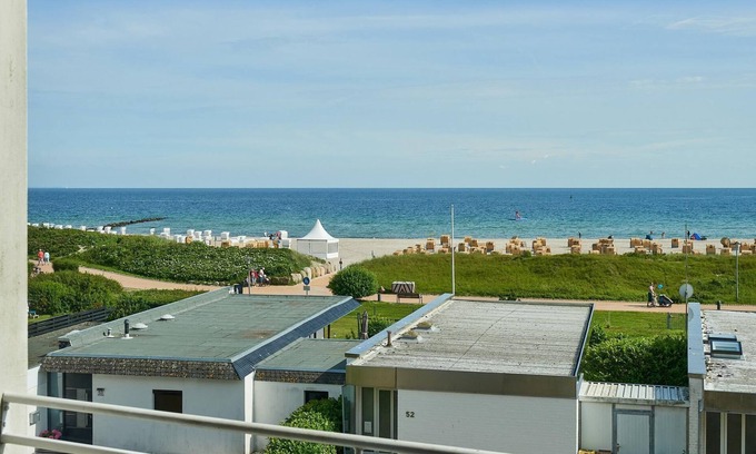 Ostholstein Apartamento | Vacation apartment Ostseezauber with balcony in the house Stranddistel 7 on Fehmarn