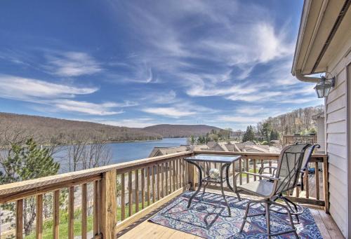 Thayerville Casa | Deep Creek Lake Townhome with Deck and Water Views