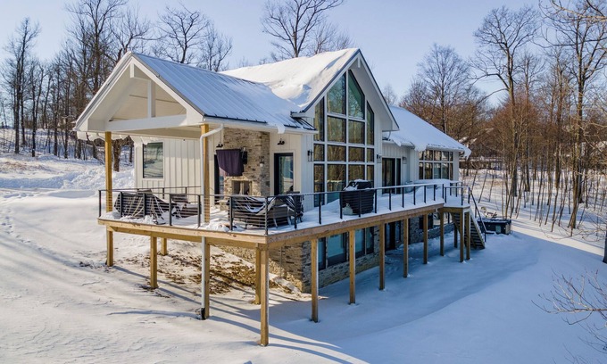 McHenry Casa | Deep Creek Luxury w/ Pool, Theater & Fireplace