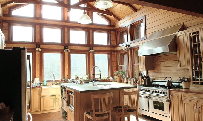 Damascus Casa | Valle del Río Delaware Waterfront Timberframe costa milla privada de 154 acres