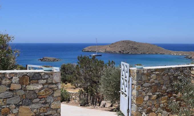 Delfini Villa | Delfini Beach, Syros - Ubicación en el paraíso - Hermosa villa - La mejor playa
