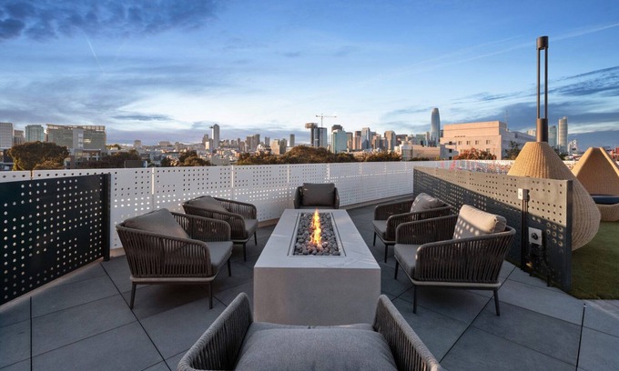 South of Market Apartamento | Delightful SoMa 1BR w/ Bocce, A/C & Roof, nr BART, by Blueground