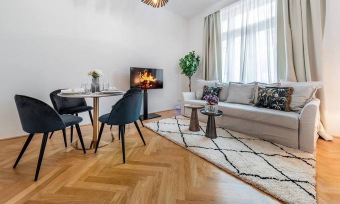 Oberdobling Apartamento | Deluxe Apartment with balcony, elevator and air conditioning in the city centre of Döbling, Vienna