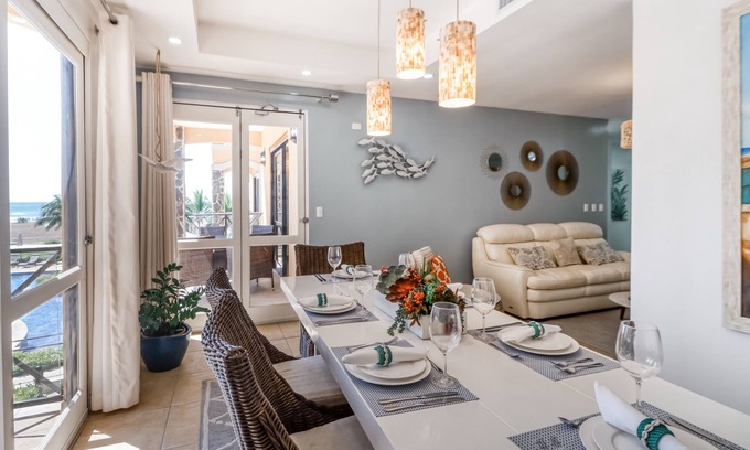 Barrio Los Villalobos Apartamento | Deluxe, Beachfront Apartment w/ Shared Pools, Free WiFi, & Central A/C