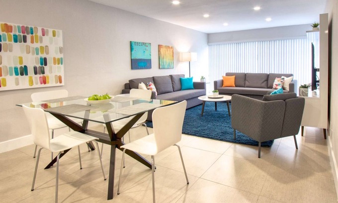Downtown Fort Lauderdale Condominio | ✨Deluxe Designer Two Bedroom Apartment at Fort Lauderdale