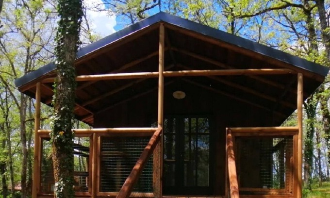 Saint-Cirq-Lapopie Cabina | DELUXE DUO CABIN ON PILOTIS 3