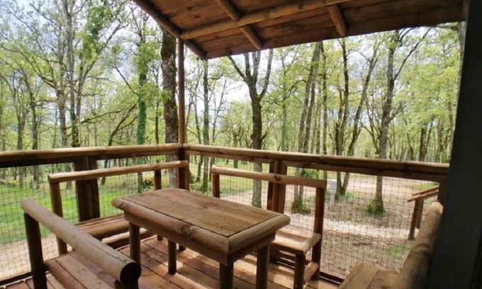 Saint-Cirq-Lapopie Cabina | DELUXE FAMILY CABIN ON PILOTIS 2
