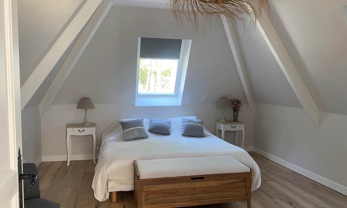 Lamonzie-Montastruc Casa | Habitación Deluxe Jules con vistas al jardín