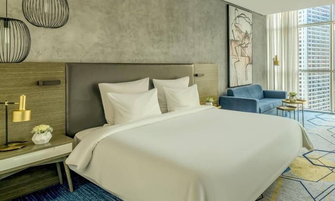 Al Khan Apartamento | Deluxe King or Twin Near Sharjah Expo Center