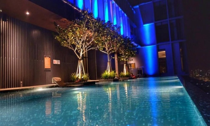 Titiwangsa Apartamento | Suite Deluxe King con vistas al jardín 13