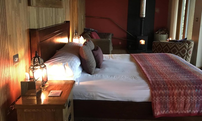 Ewelme Apartamento | Lodge-De Lujo-Baño con ducha-Chaucer Lodge open plan