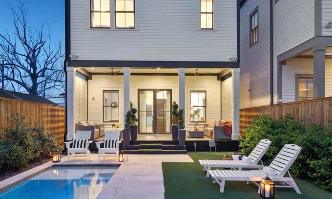 Algiers Point Casa | Deluxe Modern Home | Heated Pool & Game Room