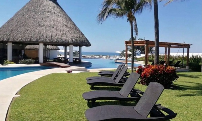 Área del bulevar Barra Vieja Apartamento | Dpto de Lujo/ Excelente vista/club de playa gratis
