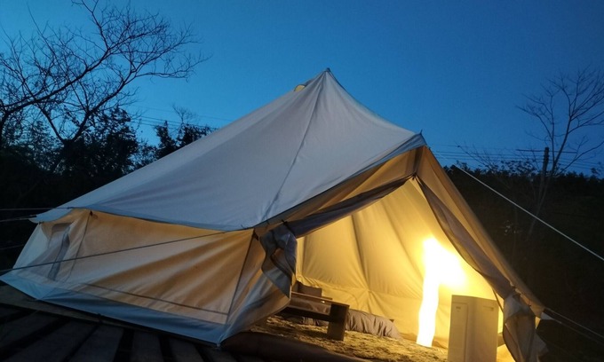 Shoo Cabina | Deluxe tent without meals /Katsutagun Okayama