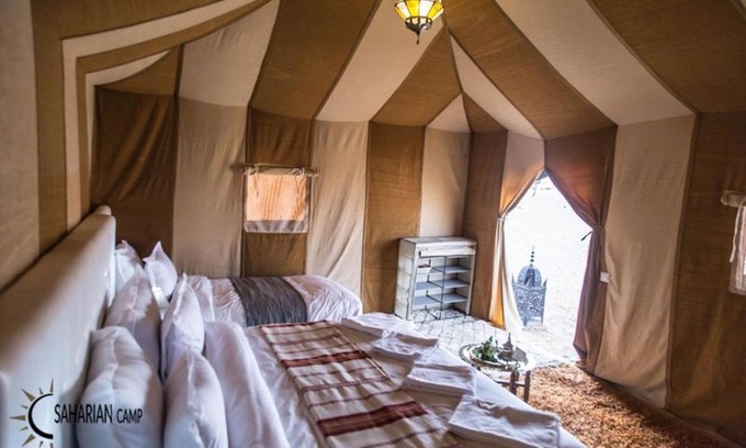 Rissani Casa | Habitación triple de lujo para tres en el Campamento de Lujo Sahariano