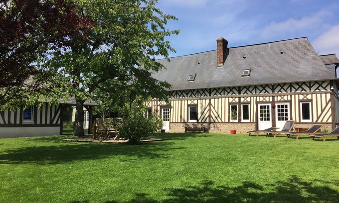Epreville-en-Lieuvin Casa | Norman residencia de boutique de lujo de la familia y de los amigos, 2 horas de París