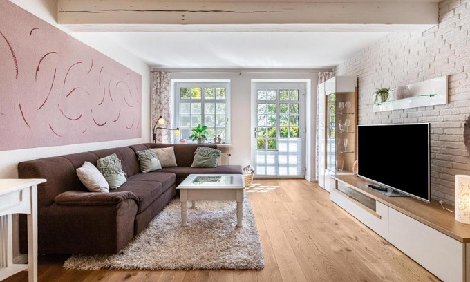 Cecilienkoog Apartamento | Denkerhof Fewo Blume des Lebens