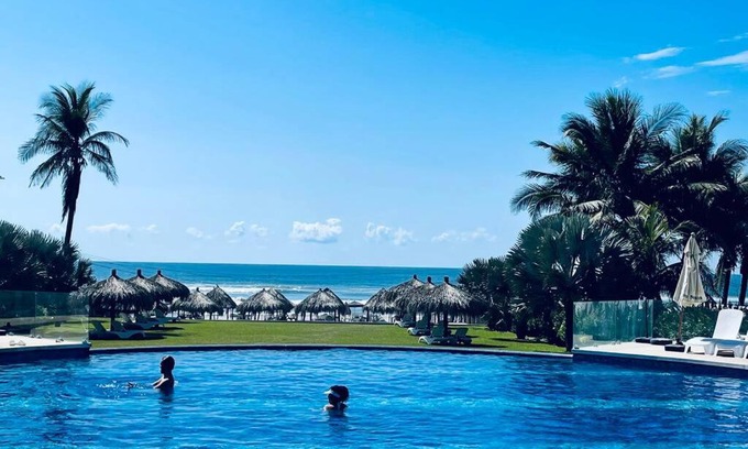 Área del bulevar Barra Vieja Apartamento | Departamento con club de Playa en Acapulco