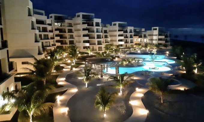 Telchac Puerto Apartamento | Departamento de lujo en planta baja Almares Kinuh, con Acceso a Marina Kinuh