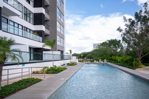 Parque Industrial Apartamento | Departamento de lujo frente a plaza Harbor