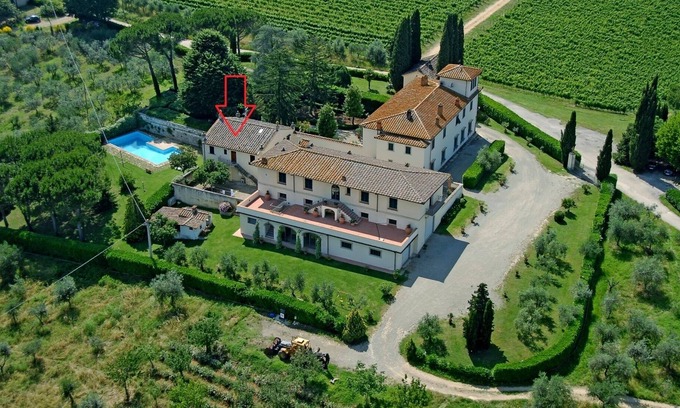 Mercatale Val di Pesa Casa | Dependencia con piscina en Chianti