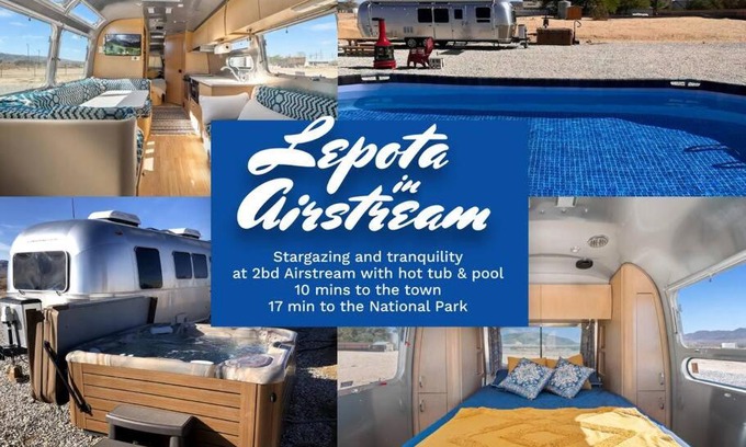 Joshua Tree Complejo | Desert Delight 2 Bedroom Glamp Airstream