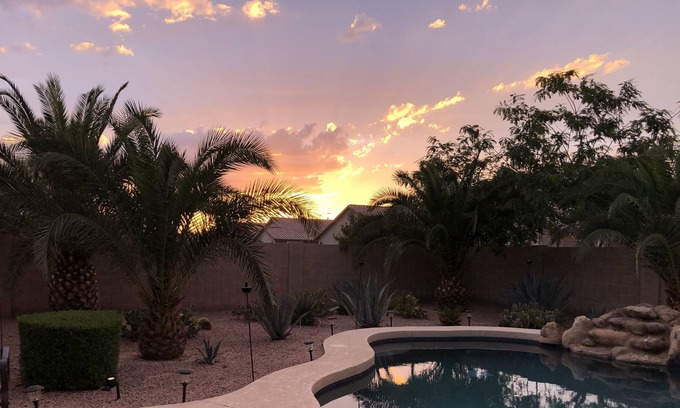 Maricopa Casa | OASIS DEL DESIERTO; Piscina privada climatizada, por centro de recreación, golf, casino, entretenimiento