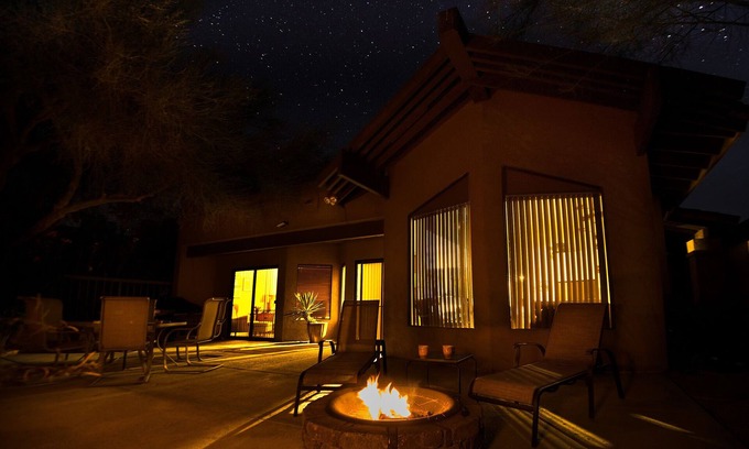 Borrego Springs Casa | Comunidad cerrada colina de la opinión del desierto Patio Inicio de Ram con vistas a Fazio campo de golf