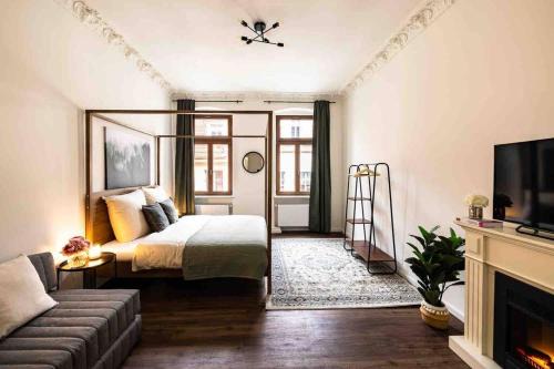 Pirna Apartamento | Design Altstadtperle mit 2 Schlafzimmer- 6 Personen-Waschmaschine - Parkplatz-Infrarotkabine