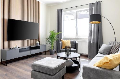 Hamme Zentrum Apartamento | Design Apartment - Küche - Komfort - Zentral