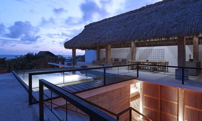 Santa María Tonameca Casa | Ganador del premio de diseño Beach House Puerto Escondido