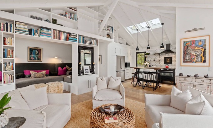 East Mesa Casa | Designer Home just Steps From The Beach with Hot Tub & Fire Pit