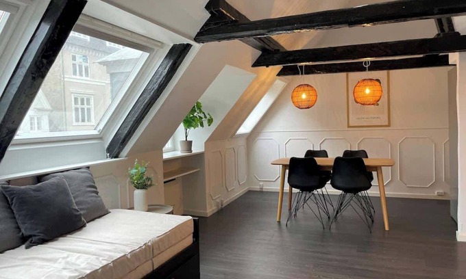 Indre By Apartamento | Designer Loft - Direct "Marble Church" Views