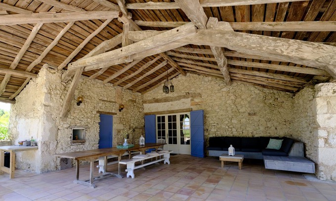 Fauroux Casa | Casas y tranquila con piscina privada, cerca de Lauzerte