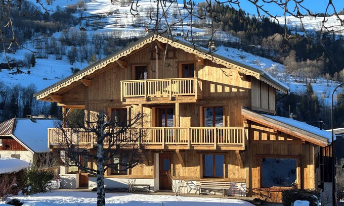 Les Avanchers-Valmorel Chalet De Esquí | Detached chalet, breathtaking view, warm atmosphere, great comfort.
