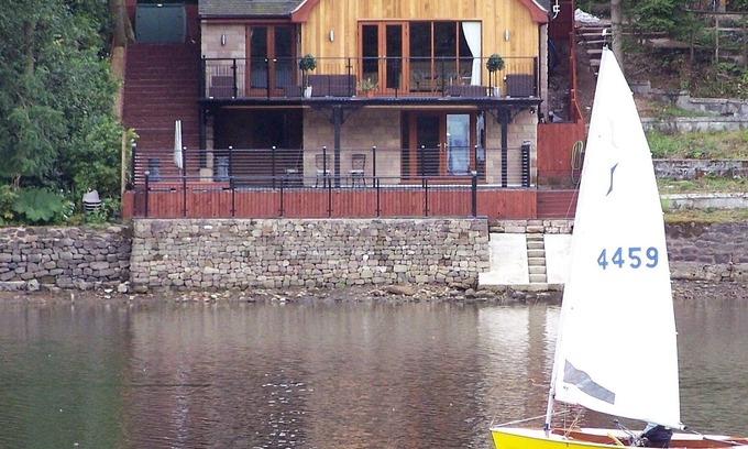 Horton Casa | Casa independiente directamente en Rudyard Lake, páramos de Staffordshire