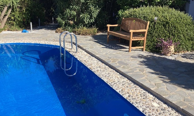 Drapanos Villa | Villa tradicional independiente de 2 dormitorios con impresionantes vistas y una piscina. Desde £ 60