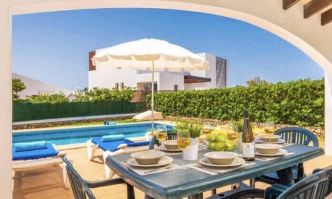 Cap d'Artrutx Villa | Villa independiente con piscina, con vistas al mar