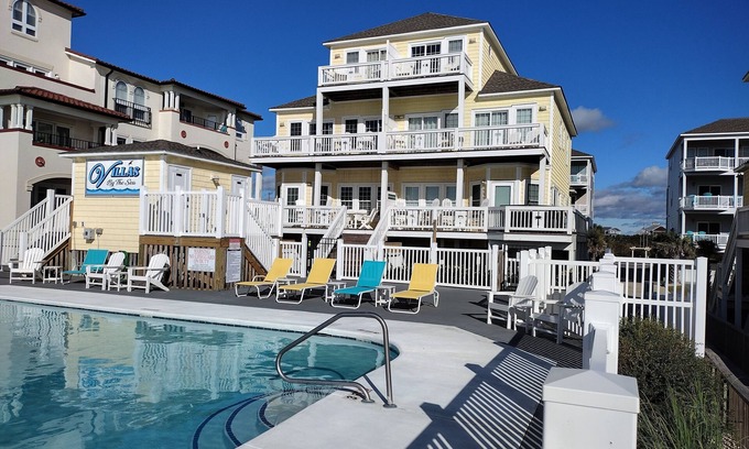 North Topsail Beach Casa | Direct Oceanfront - 5 BD, 4 BA, Private Hot Tub, Community Pool, Awesome Views