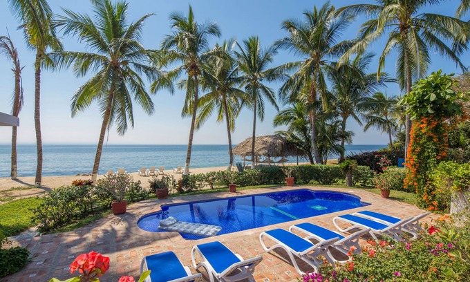 Punta de Mita Villa | Directamente en la playa hermosa, con el chef y el coche para conducir.