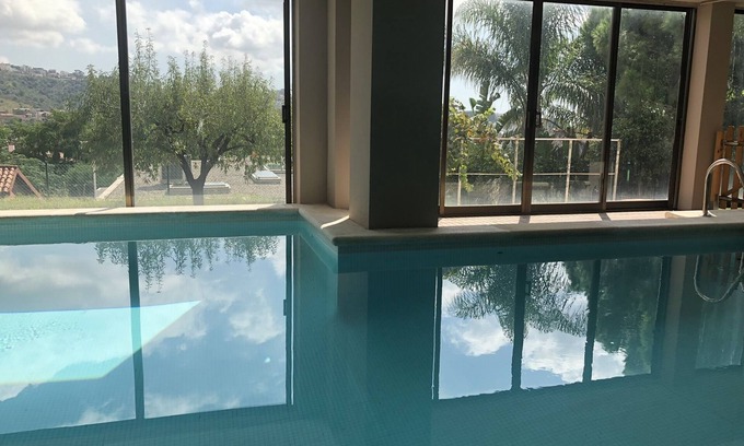 Sant Just Desvern Casa | Discover Barcelona- House with Indoor Heated Pool