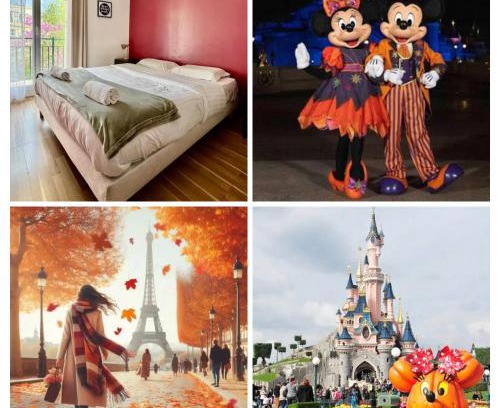 Chessy Apartamento | Disney, very nice 2 bedrooms family apartment, wifi, NETFLIX 8 pers