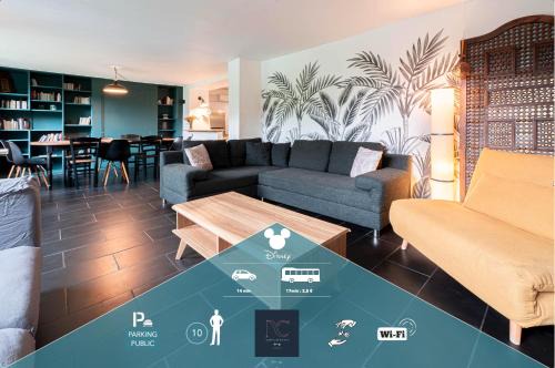 Chanteloup-en-Brie Casa | Disneyland-Paris-15 min, Maison atypique, 10 pers