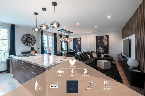 Chessy Apartamento | Disneyland-Paris, 6 pers, Wifi, Parking