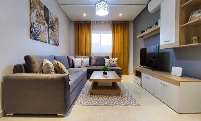 Oujda Apartamento | DLX01 - Appartement Deluxe bien équipé- Centre Ville Oujda